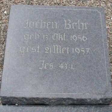 BEHR Jochen 1956-1957