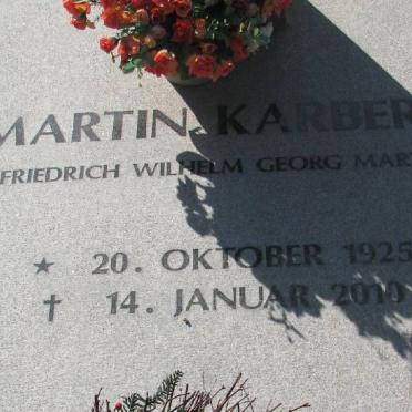 KARBERG Friedrich Wilhelm Georg Martin 1925-2010