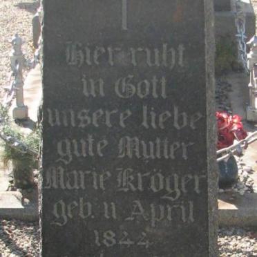 KRÜGER Marie 1844-1933