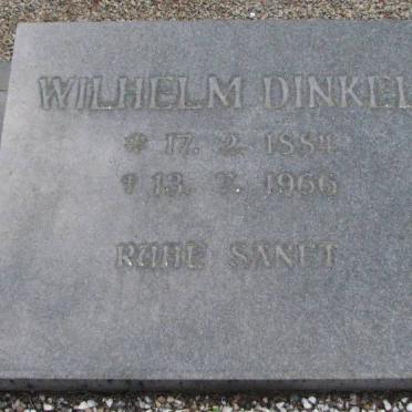 DINKEL Wilhelm 1884-1966