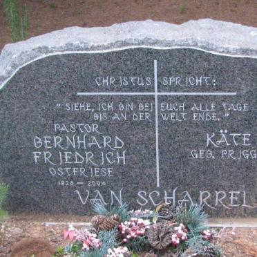 SCHARREL Bernhard Friedrich, van 1928-2004 &amp; Käte PRIGGE