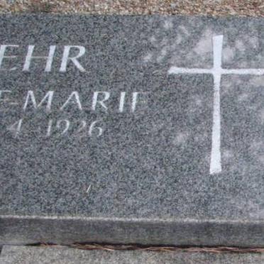 BEHR Walter 1926-2000 &amp; Anne-Marie 1926-