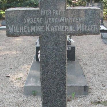 MÜLLER Wilhelmine Katherine nee PRÜSER 185?-1941