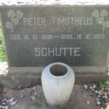 SCHUTTE Pieter Timotheus 1896-1959
