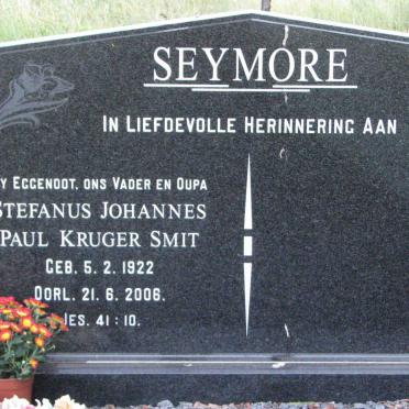 SEYMORE Stefanus Johannes Paul Kruger 1922-2006