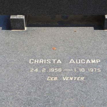 AUCAMP Christa nee VENTER 1956-1975