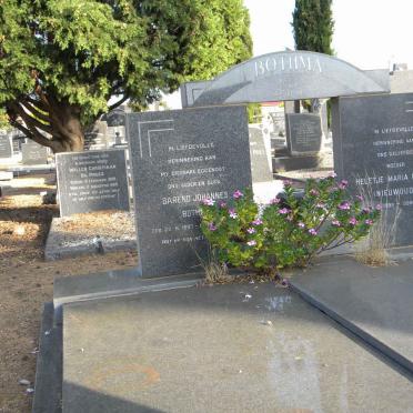 BOTHMA Barend Johannes 1897-1969 &amp; Heletjie Maria NIEUWOUDT 1899-1980