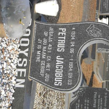 BOOYSEN Petrus Jacobus 1934-1994