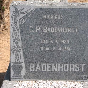 BADENHORST G.P. 1929-1961