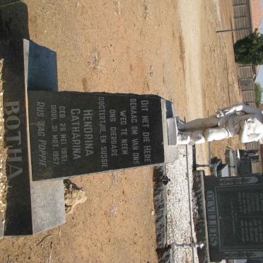 BOTHA Hendrina Catharina 1951-1957