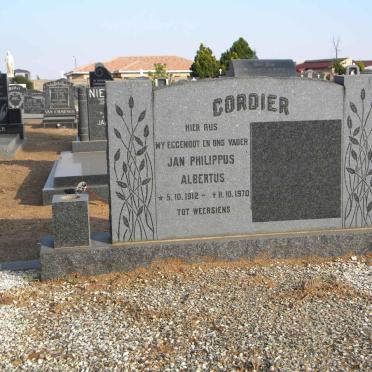 CORDIER Jan Philippus Albertus 1912-1970