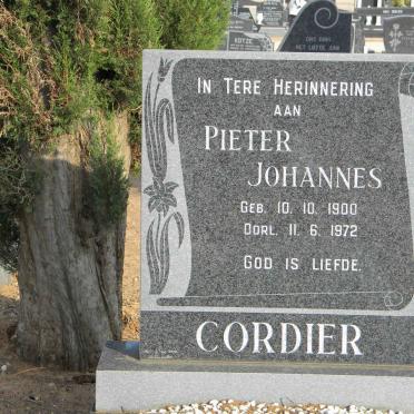 CORDIER Pieter Johannes 1900-1972
