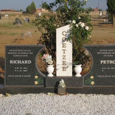 COETZEE Richard 1943-2004 &amp; Petro 1947-