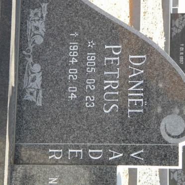 DRY Daniël Petrus 1905-1994