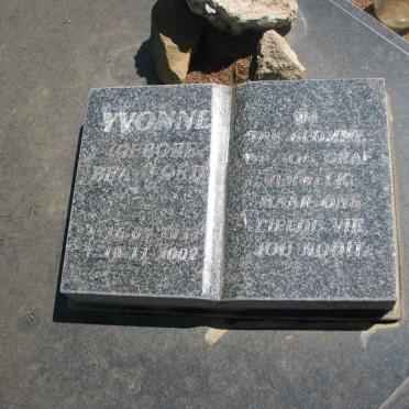 ? Yvonne nee BRADFORD 1933-2002