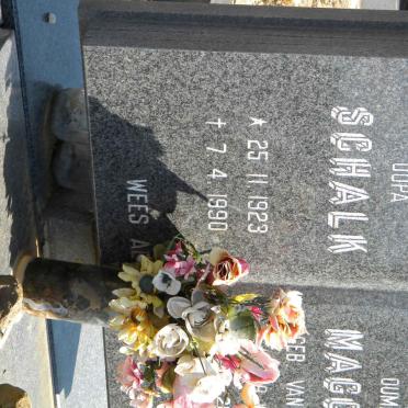 ? Schalk 1923-1990 &amp; Maggel VAN WYK 1939-2003