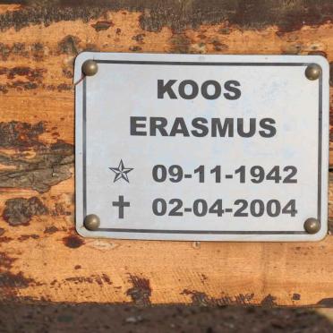 ERASMUS Koos 1942-2004