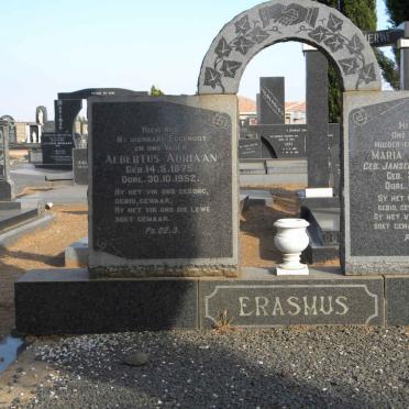 ERASMUS Albertus Adriaan 1875-1952 &amp; Maria Cornelia JANSEN VAN RENSBURG 1886-1970