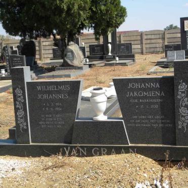 GRAAN Wilhelmus Johannes, van 1914-1986 &amp; Johanna Jakomiena BARKHUIZEN 1930-