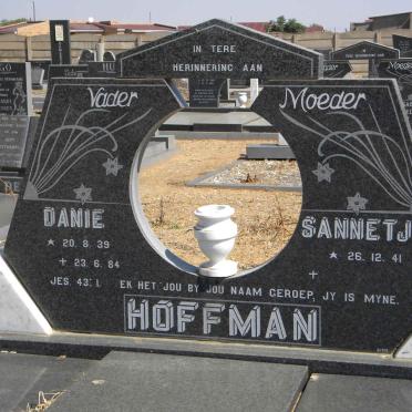 HOFFMAN Danie 1939-1984 &amp; Sannetjie 1941-