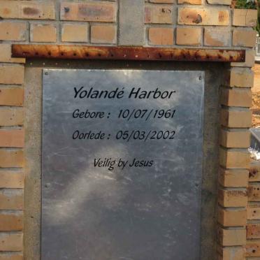 HARBOR Yolandé 1961-2002