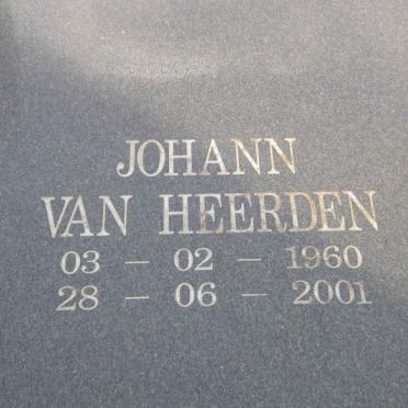 HEERDEN Johann, van 1960-2001