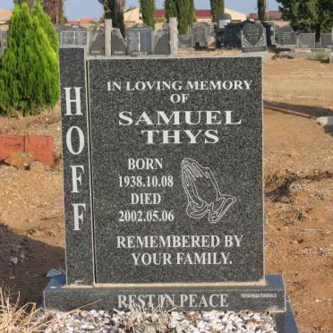 HOFF Samuel Thys 1938-2002
