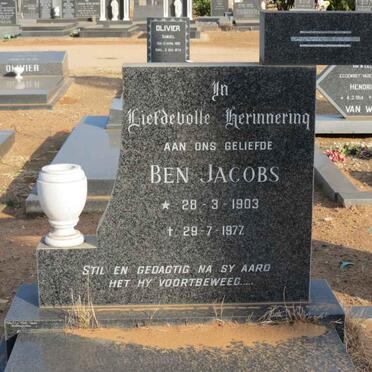 JACOBS Ben 1903-1977