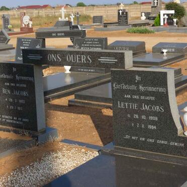 JACOBS Ben 1903-1977 &amp; Lettie 1908-1984