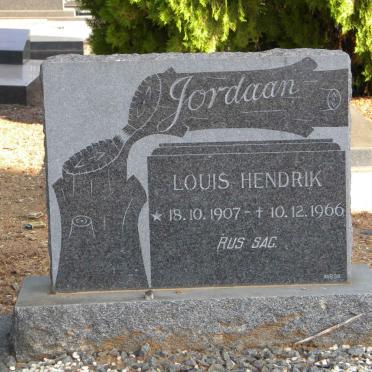 JORDAAN Louis Hendrik 1907-1966