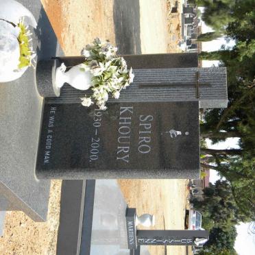 KHOURY Spiro 1930-2000
