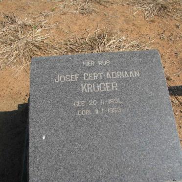 KRUGER Josef Gert Adriaan 1891-1953