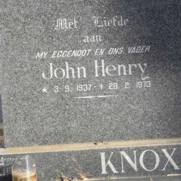 KNOX John Henry 1937-1973