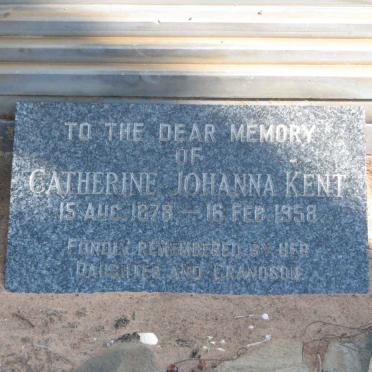 KENT Catherine Johanna 1878-1958