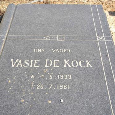 KOCK Vasie, de 1933-1981