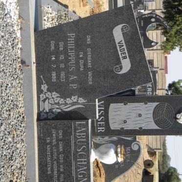 LABUSCHAGNE Philippus A.P. 1903-1998 &amp; Alida H.J. VAN DER WALT 1906-1985