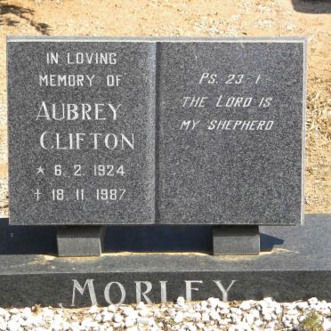 MORLEY Aubrey Clifton 1924-1987
