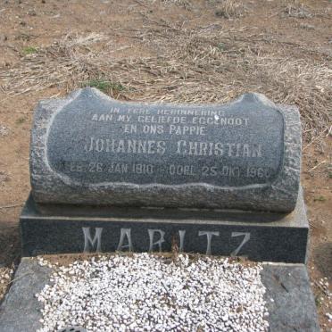 MARITZ Johannes Christian 1910-1960