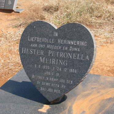 MEIRING Hester Petronella 1925-1998