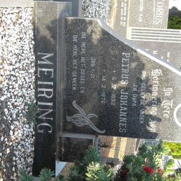 MEIRING Petrus Johannes 1892-1976