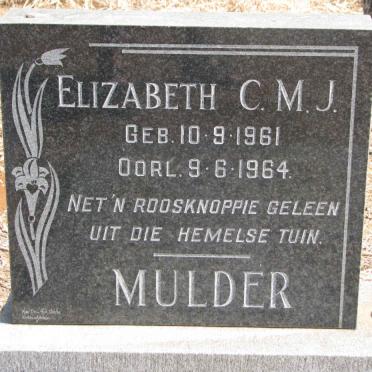 MULDER Elizabeth C.M.J. 1961-1964