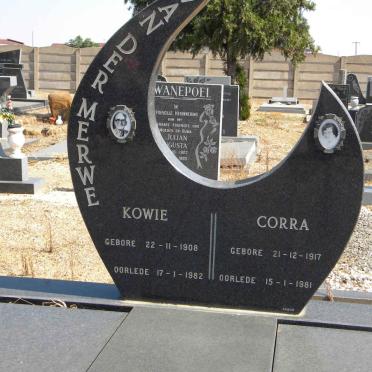 MERWE Kowie, van der 1908-1982 &amp; Corra 1917-1981