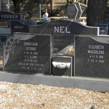 NEL Christiaan Jacobus 1908-1980 &amp; Elizabeth Magdalena 1910-2001