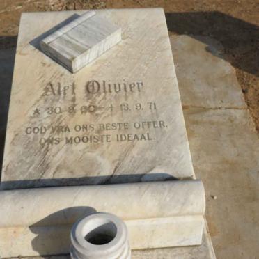 OLIVIER Alet 1960-1971