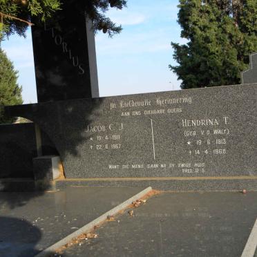 PRETORIUS Jacob C.J. 1911-1967 &amp; Hendrina T. VAN DER WALT 1913-1968