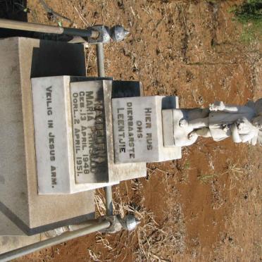 PRINSLOO Magdalena Maria 1948-1951
