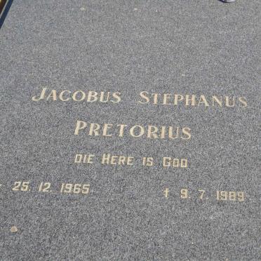 PRETORIUS Jacobus Stephanus 1965-1989