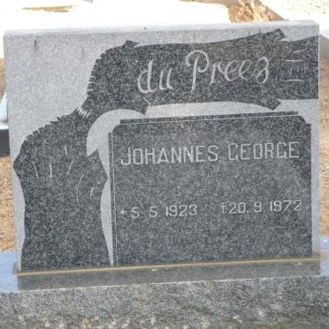 PREEZ Johannes George, du 1923-1972