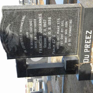 PREEZ Francois Johannes, du 1907-1986