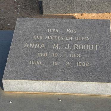 ROODT Anna M.J. 1913-1982
